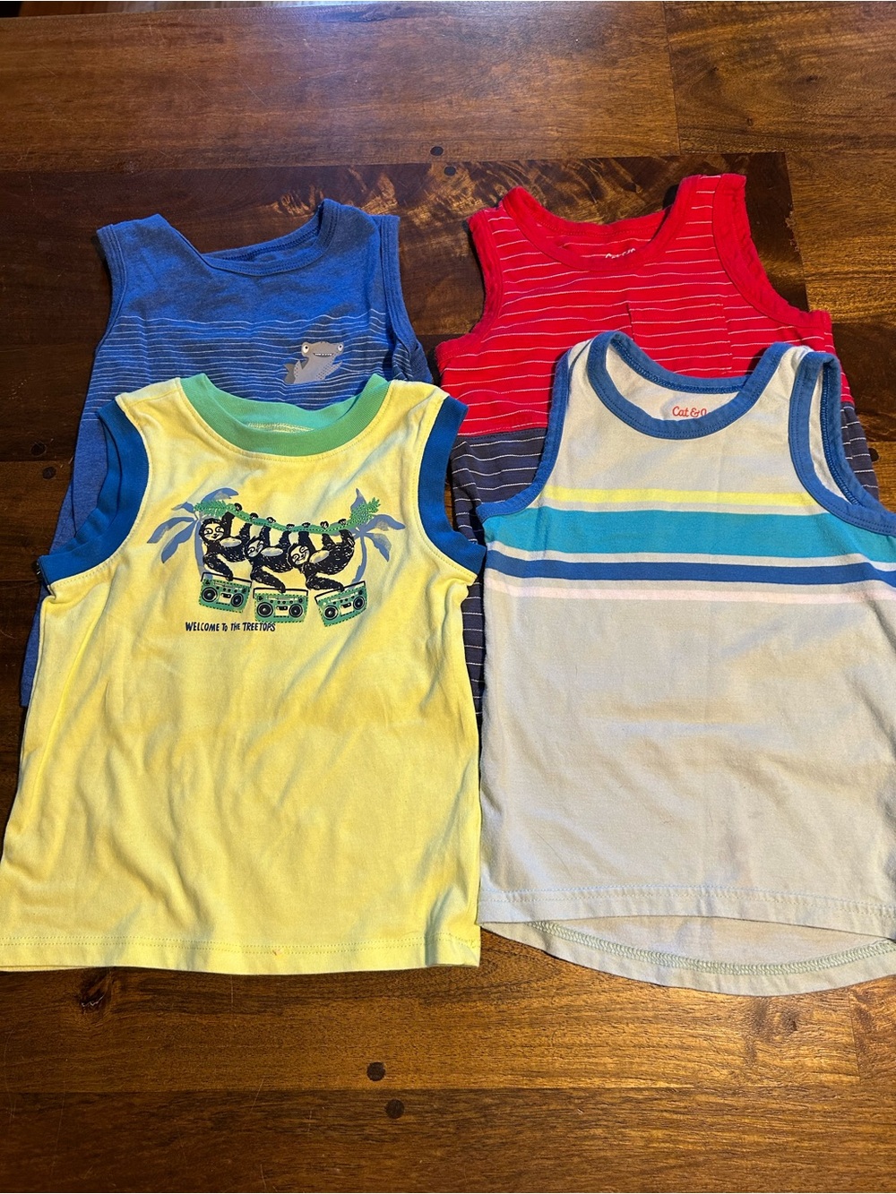 Cat & Jack Graphic Tank Tops 3T